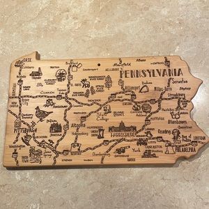 Pennsylvania wooden cutting board